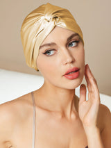 SilkRelax - Pure Silk Casual Sleep Cap for Night Comfort