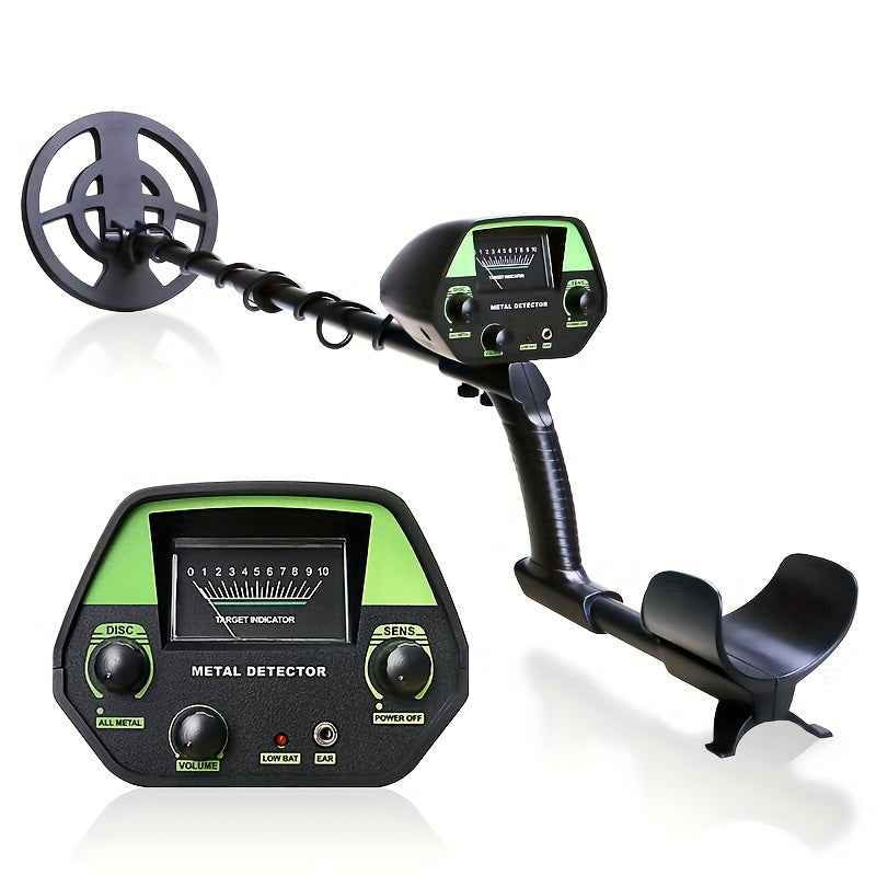 Compact Metal Detector with 20 cm Coil for Accurate Outdoor Treasure Hunting – Lightweight, User-Friendly, Versatile Detection