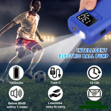 Automatic Electric Ball Pump with 20 PSI Capacity, LED Light for Footballs and Basketballs – Compact and Portable Inflator