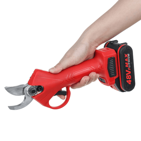 Wireless Electric Pruning Shears with Tungsten Steel Blade – Ergonomic Garden Secateurs for Effortless Pruning