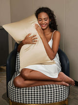 SilkenDreams - 100% Mulberry Silk Pillowcase with Hidden Zipper