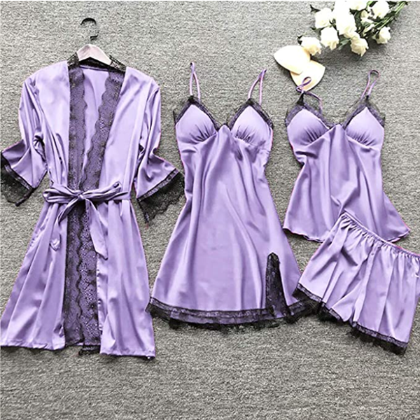 VelvetSlumber - Sophisticated Sleepwear Set for Ultimate Nighttime Comfort