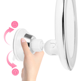10x Magnifying LED Vanity Mirror 360° Rotation with Lights