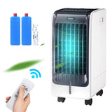 110V Portable Evaporative Cooler – 3-Speed Air Fan with 8-Hour Timer Function | Adjustable Breeze | For Home & Personal Comfort