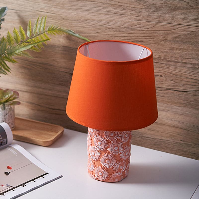 SunBloom – Orange Tapered Table Lamp