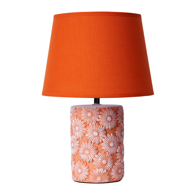 SunBloom – Orange Tapered Table Lamp