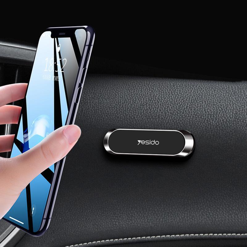Magnetic Car Phone Holder with Tool-Free Installation and Strong Grip – Universal Cell Phone Holder for Vent Mount