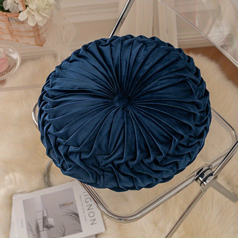 VelvetGlow - Soft Round Cushion for Cozy Spaces