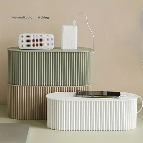 TidyCord - Cable Storage Box for Organization