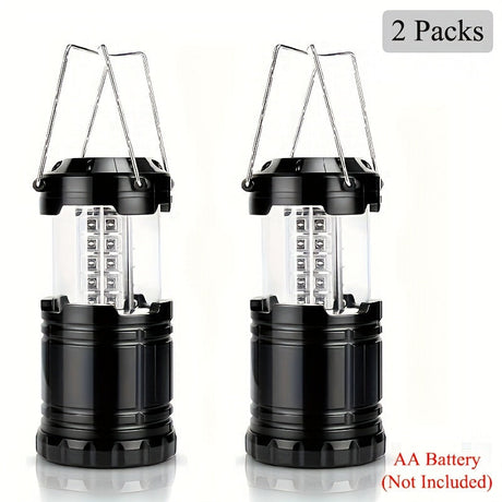 Rechargeable LED Emergency Lights - Foldable Lamp with Adjustable Brightness for Outdoor and Power Outage Use