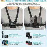 Adjustable Hands-Free Breast Belt for Comfortable Filming and Photography – Secure Phone Holder for Smartphones and Action Cameras