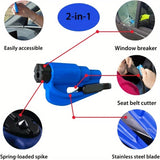 Compact Emergency Safety Hammer with Ergonomic Handle – Window Breaker for Quick Escape in Car, Available in Multiple Colors