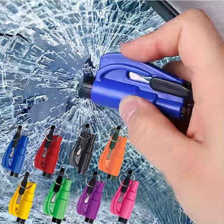 Compact Emergency Safety Hammer with Ergonomic Handle – Window Breaker for Quick Escape in Car, Available in Multiple Colors
