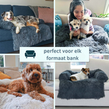 Water-Repellent Dog Bed Protector with Soft Vegan Fur – Non-Slip, Comfortable, Suitable for All Dog Sizes