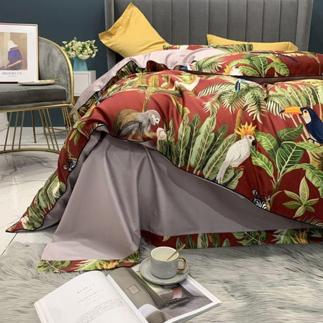 TropicalOasis - Egyptian Cotton Duvet Set