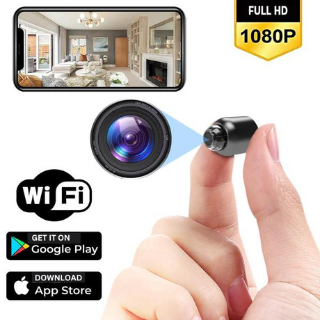 Compact Full HD Wireless Security Camera with 160-Degree Angle, Night Vision, and 72-Hour Battery Life for Home Security