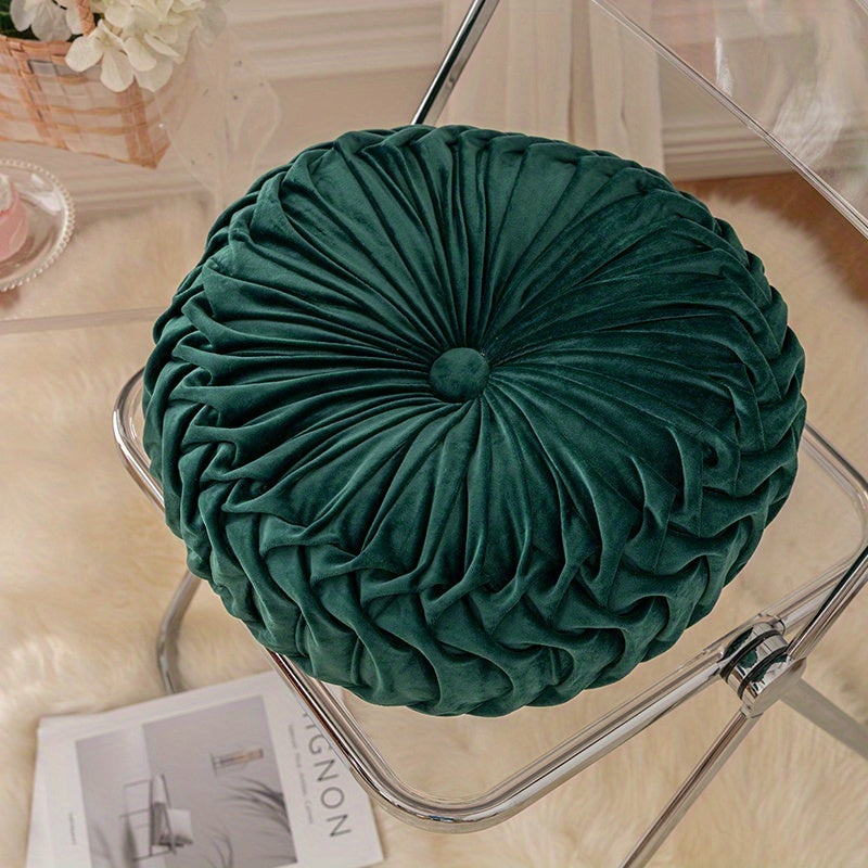 VelvetGlow - Soft Round Cushion for Cozy Spaces