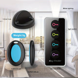 4-in-1 Key Finder with LED Flash and Color-Coded Receivers – Compact Key Locator for Keys, Remotes, and More