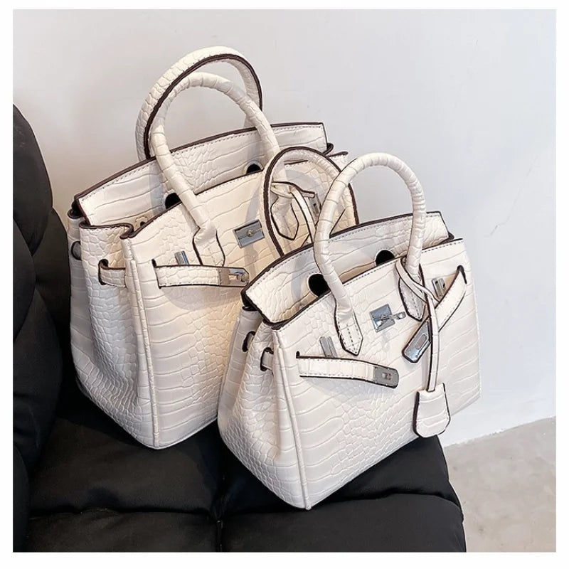 Vivienne | Stone-Texture PU Leather Tote & Crossbody – Spacious Adjustable Shoulder Bag | 2025 Style | For Women’s Commute Essentials