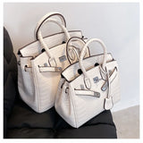 Vivienne | Stone-Texture PU Leather Tote & Crossbody – Spacious Adjustable Shoulder Bag | 2025 Style | For Women’s Commute Essentials