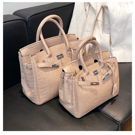 Vivienne | Stone-Texture PU Leather Tote & Crossbody – Spacious Adjustable Shoulder Bag | 2025 Style | For Women’s Commute Essentials