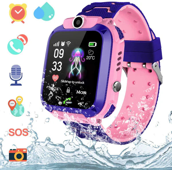 Kidguard GPS Smartwatch for Kids with Real-Time Location Tracking, SOS Button, and Two-Way Communication