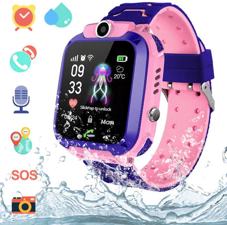 Kidguard GPS Smartwatch for Kids with Real-Time Location Tracking, SOS Button, and Two-Way Communication