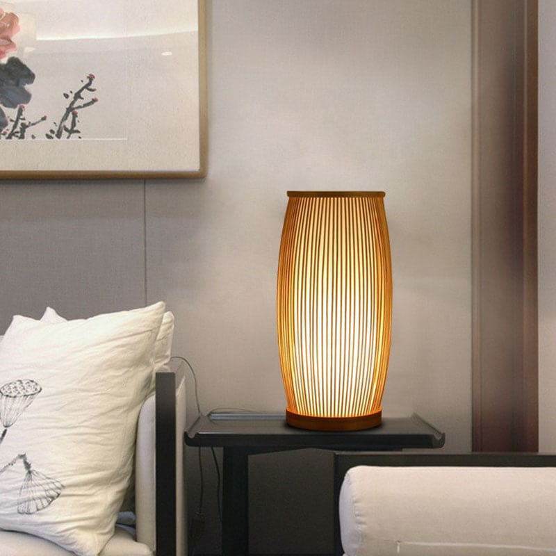 ZenGlow – Bamboo Night Lamp for Serene Ambiance