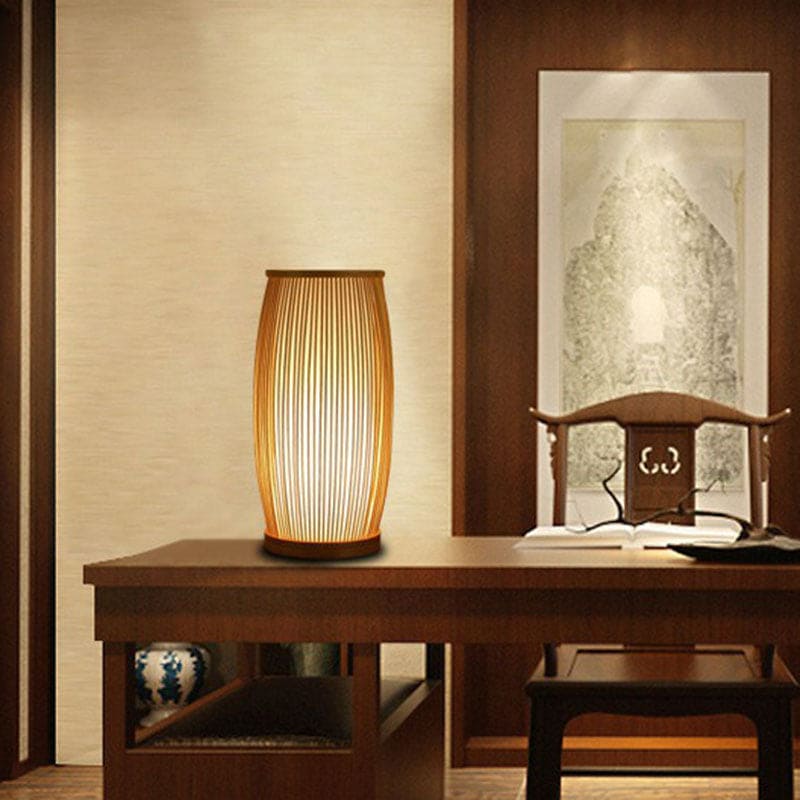 ZenGlow – Bamboo Night Lamp for Serene Ambiance