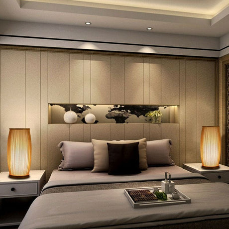 ZenGlow – Bamboo Night Lamp for Serene Ambiance
