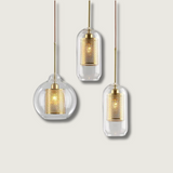 UrbanBeam – Stylish Iron and Glass Hanging Light