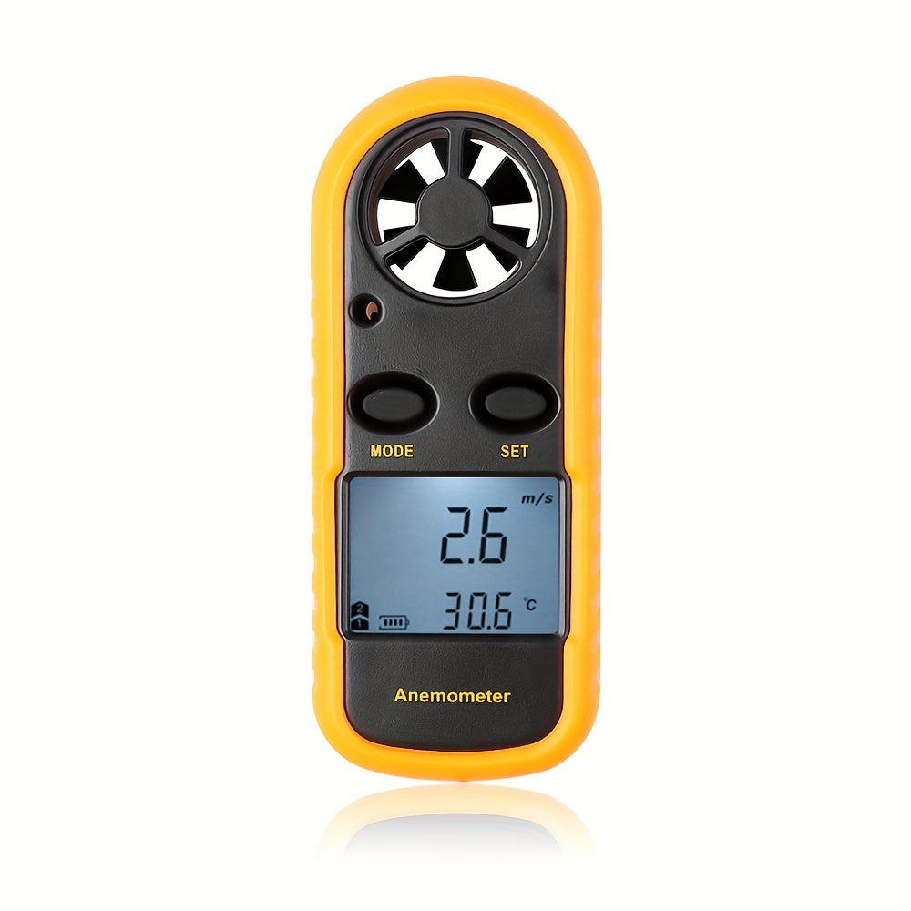 Digital Wind Speed Meter with Clear LCD Display – Portable Wind Speedometer for Outdoor Activities