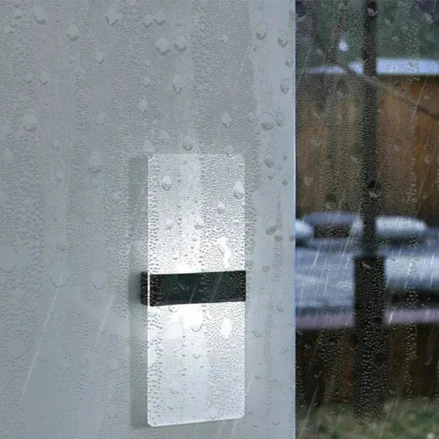 Solar Garden Lights - Modern Weather-Resistant Outdoor Wall Lamp