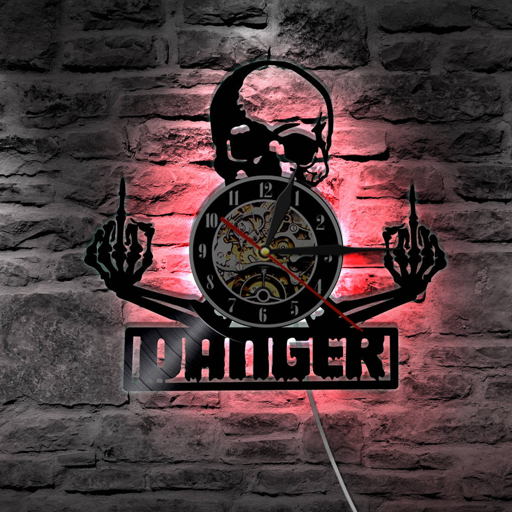 SkullVibe - Fierce Vinyl Wall Clock