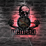 SkullVibe - Fierce Vinyl Wall Clock