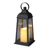 Set of 2 LED Camping Lanterns with Flickering Flame Effect
