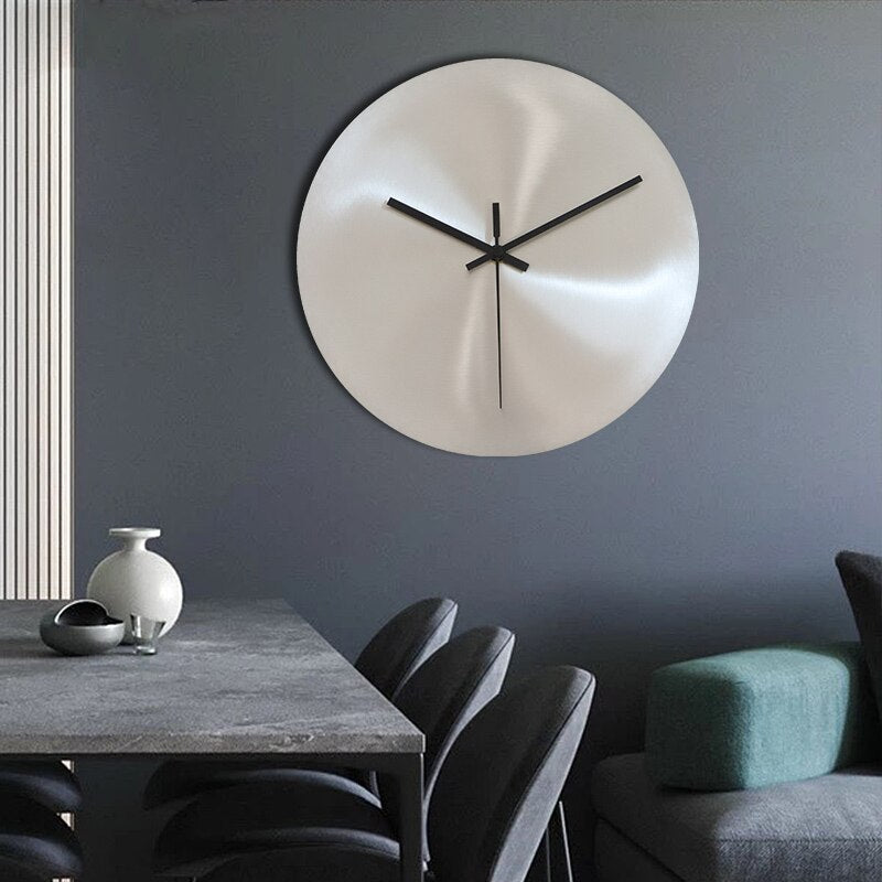 TimeSleek - Modern Stainless Steel Wall Clock
