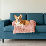 Water-Repellent Dog Bed Protector with Soft Vegan Fur – Non-Slip, Comfortable, Suitable for All Dog Sizes