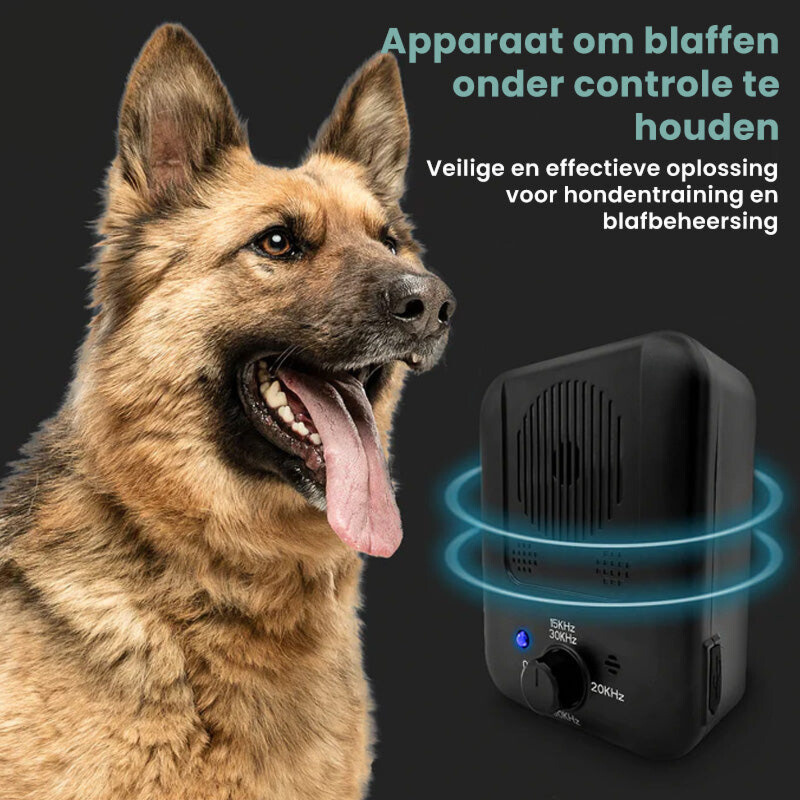 Ultrasonic Anti Dog Barking Device – Adjustable Intensity, Waterproof, 15-Meter Range for Dog Barking Prevention