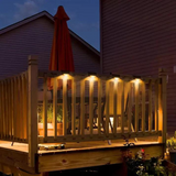 Solar Lights Outdoor - Weatherproof LED Wall Lamp for Driveways & Pathways