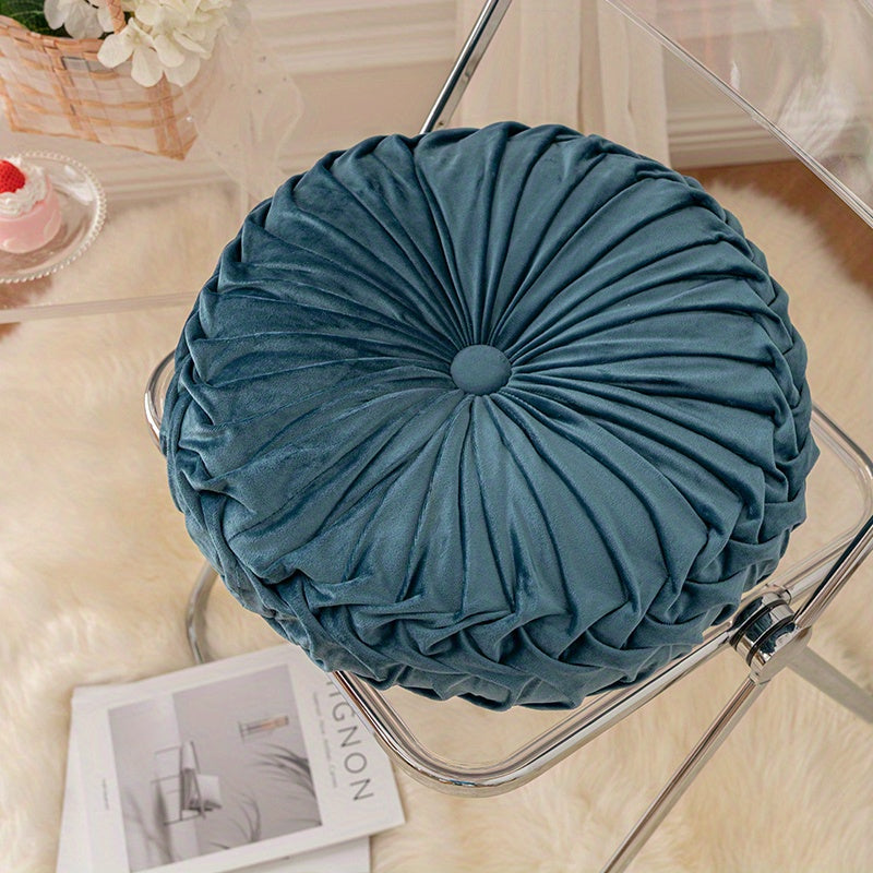 VelvetGlow - Soft Round Cushion for Cozy Spaces