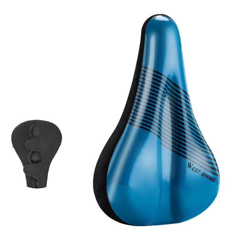 Wear-Resistant Bicycle Saddle Cover with Shock Absorption and Waterproof Design – Soft Bike Seat Cushion for Comfort
