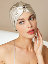 SilkRelax - Pure Silk Casual Sleep Cap for Night Comfort
