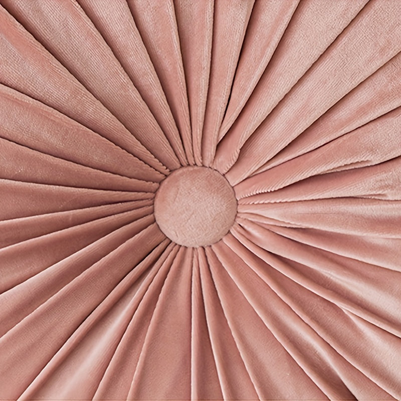 VelvetGlow - Soft Round Cushion for Cozy Spaces