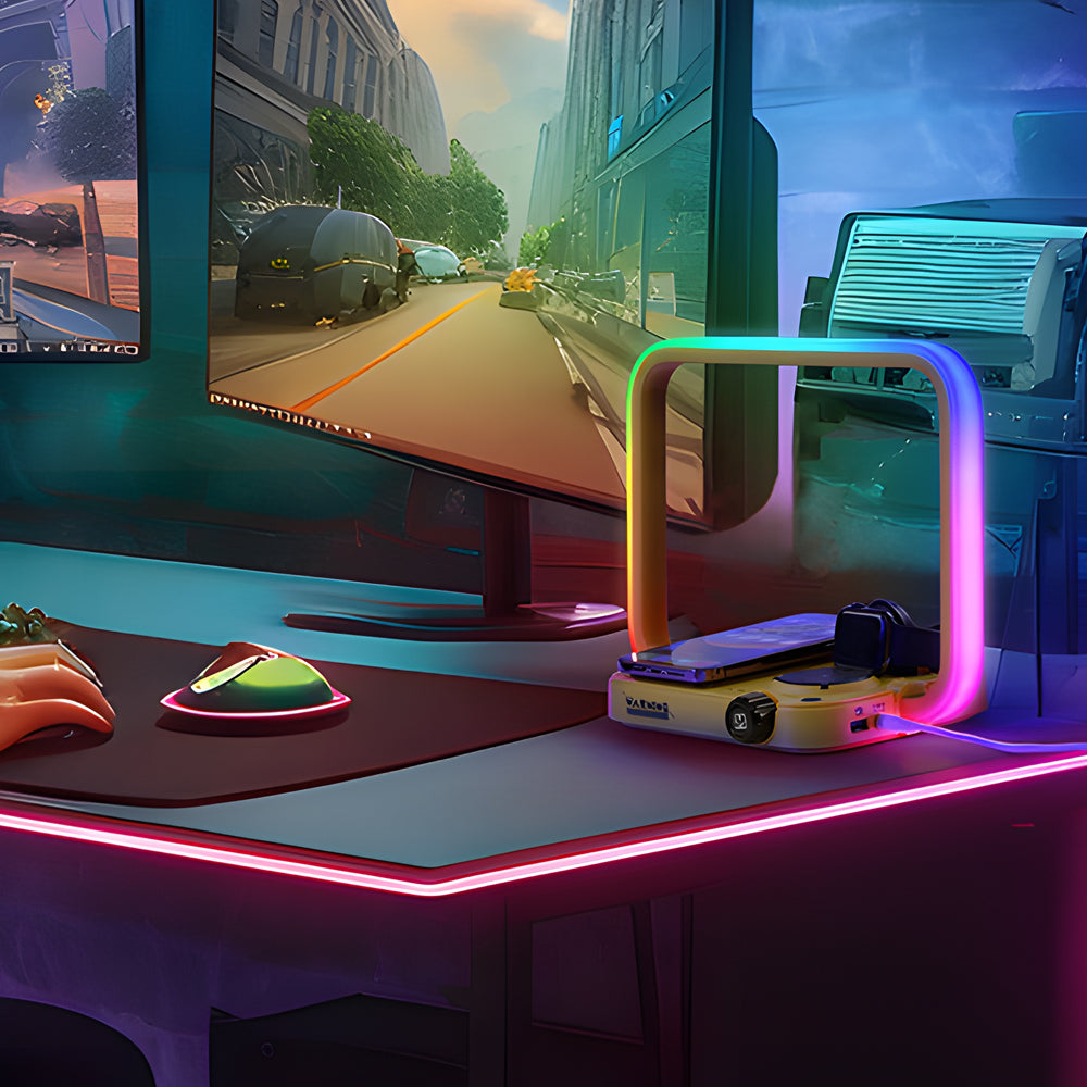 TechGlow - Multifunctional LED Desk Lamp