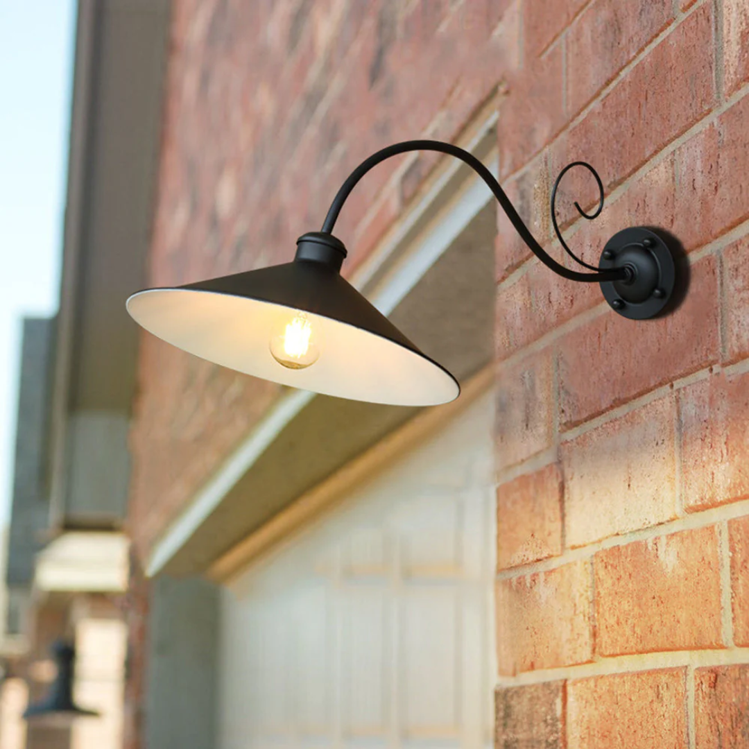 Vintage Outdoor Wall Lamp - Waterproof Exterior Wall Lights with LED Compatibility
