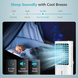 Soraya | High-Capacity 4-in-1 Air Cooler – Evaporative Cooling System with 12L Tank & Ice Packs | Long-Lasting Freshness | For Indoor Comfort