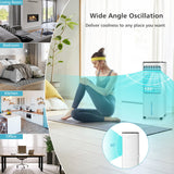 Soraya | High-Capacity 4-in-1 Air Cooler – Evaporative Cooling System with 12L Tank & Ice Packs | Long-Lasting Freshness | For Indoor Comfort