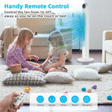 80° Oscillating Tower Fan – 42-Inch Slim Design with Smart Display & Remote | Powerful & Quiet | For Living Room & Workspace