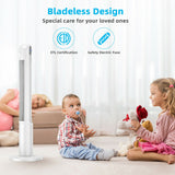 80° Oscillating Tower Fan – 42-Inch Slim Design with Smart Display & Remote | Powerful & Quiet | For Living Room & Workspace